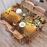 🌸 Texture élégante : belle nappe en tissu doux et élégant, idéale sur la table et une décoration parfaite pour votre maison et votre cuisine modernes.