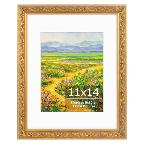 Golden State Art,11x14 Ornate Picture Frame for...