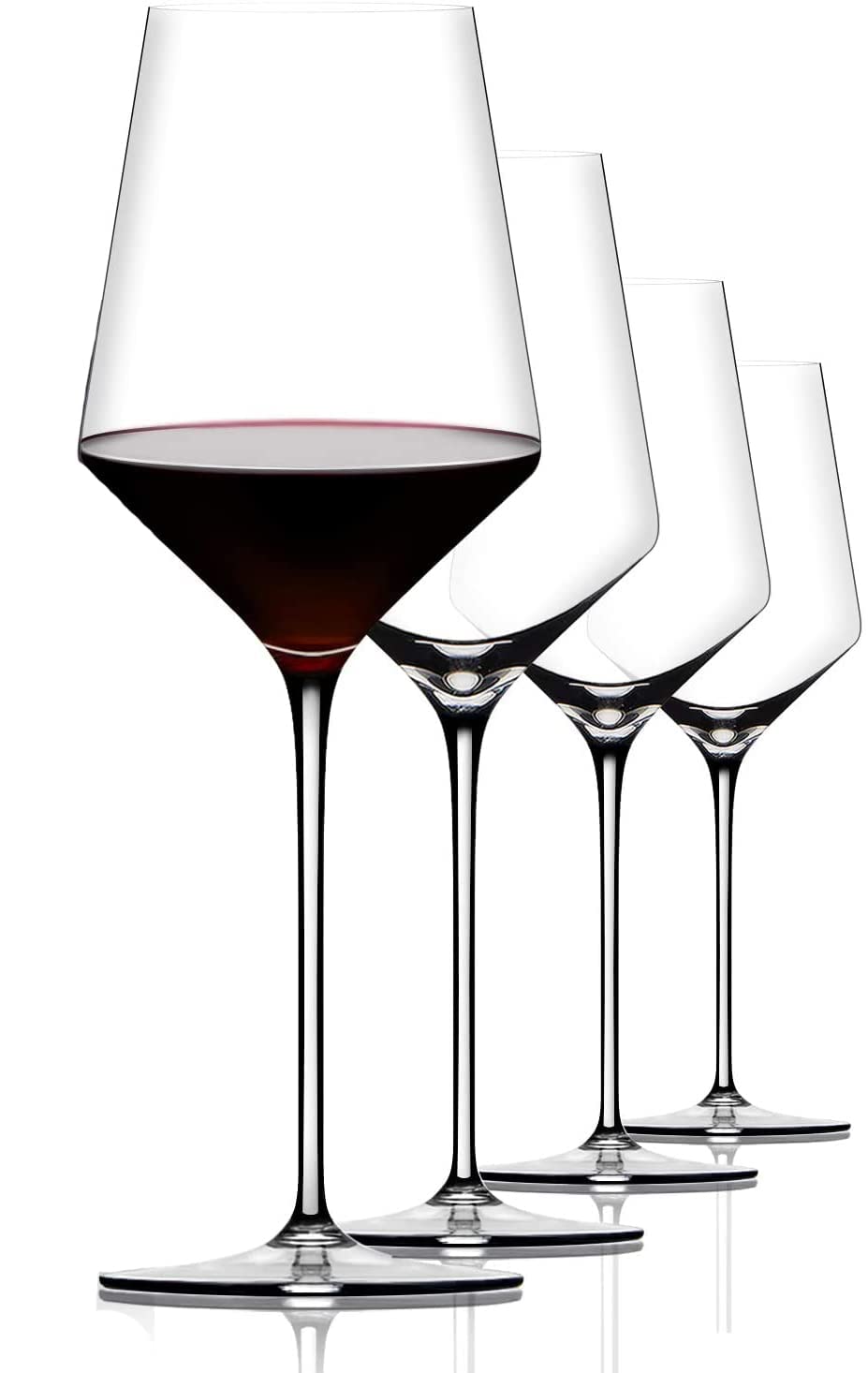 Italian Wine Glasses - Set of 6 Premium Crystal -9 Italian Wine Glasses - Set of 6 Premium Crystal -9