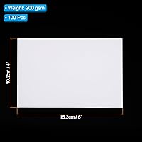 Vista 2 de PATIKIL Papel fotográfico de 4 x 6 pulgadas, 100 hojas de 7.05 oz/m², papel fotográfico de alto brillo para oficina, hogar, familia