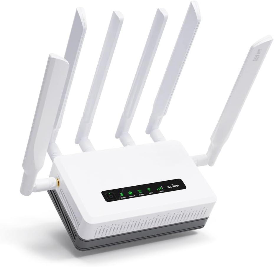 GL.iNet GL-XE3000 (Puli AX) 5G Router with Dual SIM...