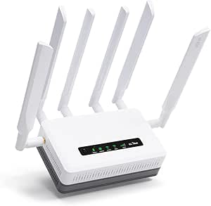 GL.iNet GL-XE3000 (Puli AX) 5G Dual SIM Cellular Router with Battery, Portable WiFi Hotspot, Wi-Fi 6, VPN, OpenWrt, Multi-WAN, Ideal for Office/Retail/Events/Remote Work, Supports Canada Carriers