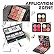 PandaHall 50 Stück Leere Metallpfannen, Rechteckige Palettenpfannen 0.8 x 1.1 Zoll Lidschatten Blush Lippenstift Organizer Für Magnetische Make-Up-Kosmetikpalette