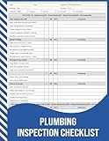 Plumbing Inspection Checklist: Residential and Commercial Plumbing System Inspection Record for Routine...