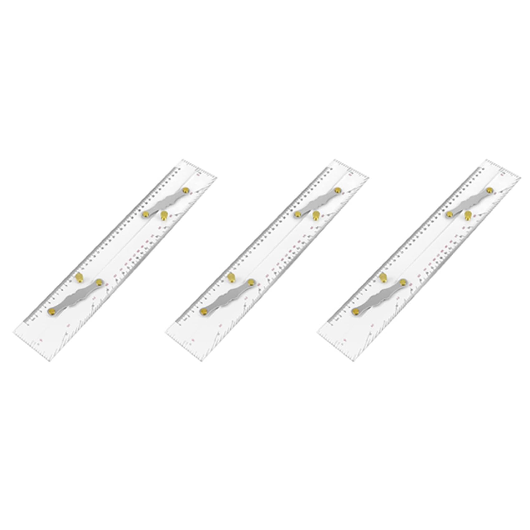 Jnchdghwa As Shown 3X Marine Parallel Ruler Clear Scales, Mapping Points To Pull Parallel Ruler 450Mm, Nautical Charts Parallel Ruler