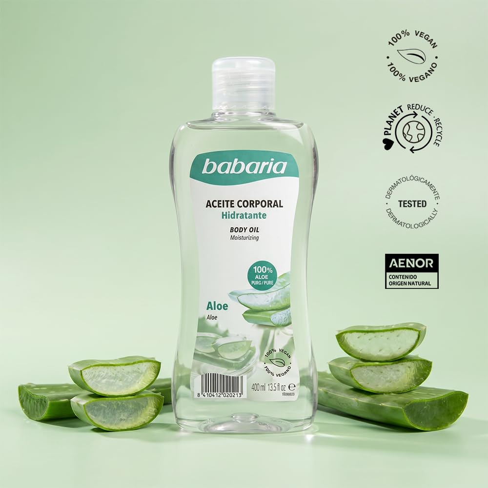 Babaria Aloe Vera Moisturizing Body Oil 400 ml