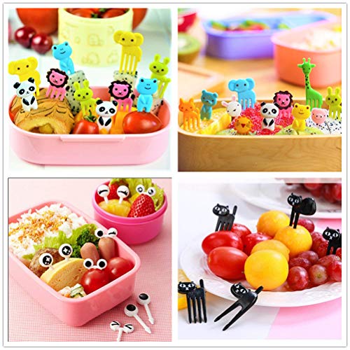 Set Of 36 Jevenis Cute Animals Food Picks Mini Cartoon Toothpick Fruit Forks For Bento Box Lunch Box Decorative #TOP2