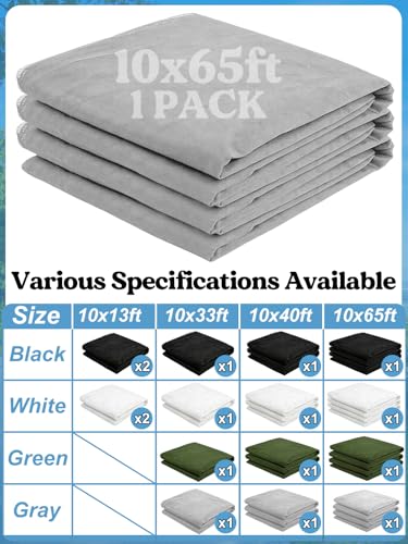 Image of 65x10ft Large Ultra-fine Mesh Mosquito Net, Patio Screen Netting, 1Pc Gray | Breathable, Easy to Cut, Bird Insect Pest Bugs Barrier, Outdoor Garden /Balcony /Porch /Raised Beds /Tree Protection