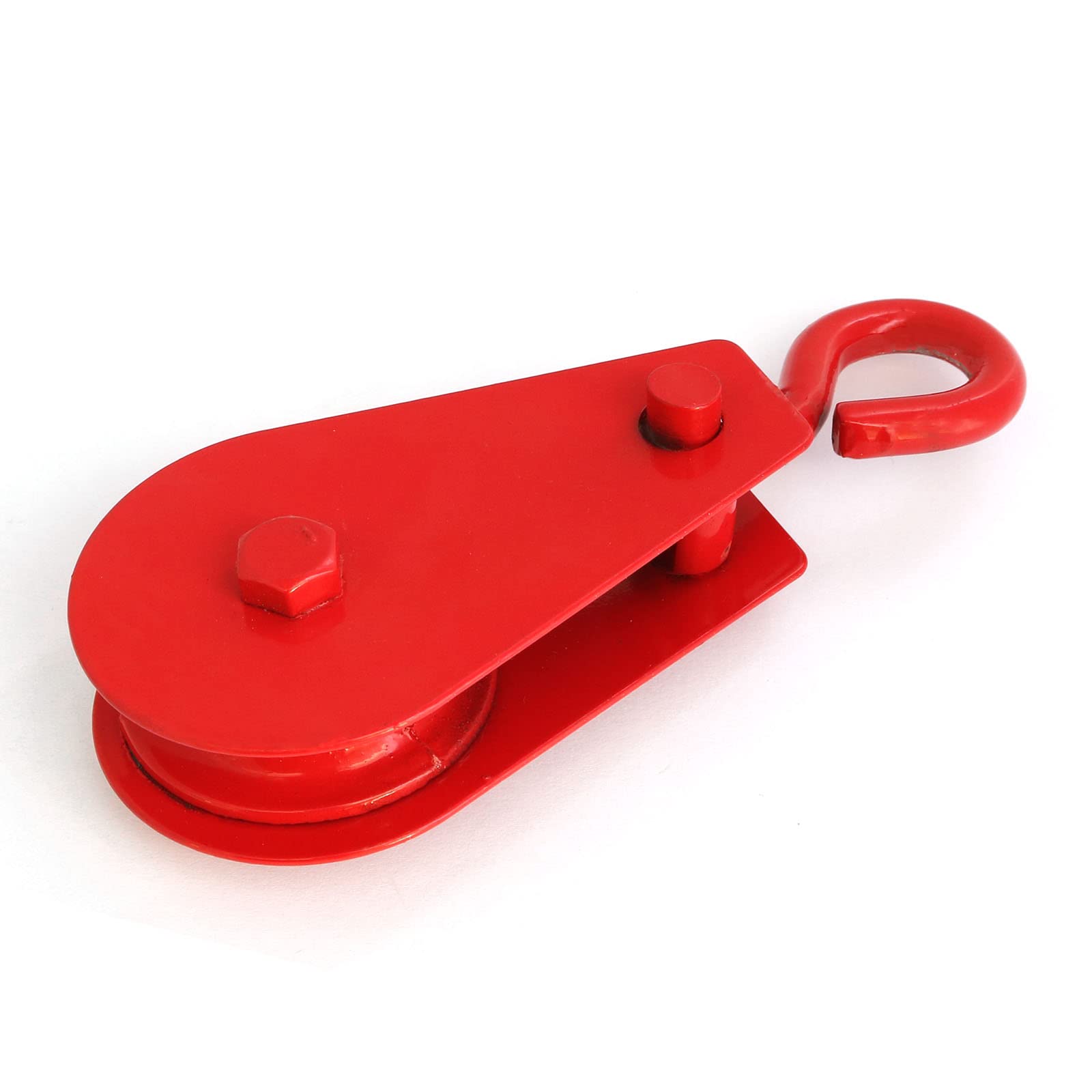 Buy heyous Single Pulley Roller Block Loading 660lbs(300kg) Metal Red