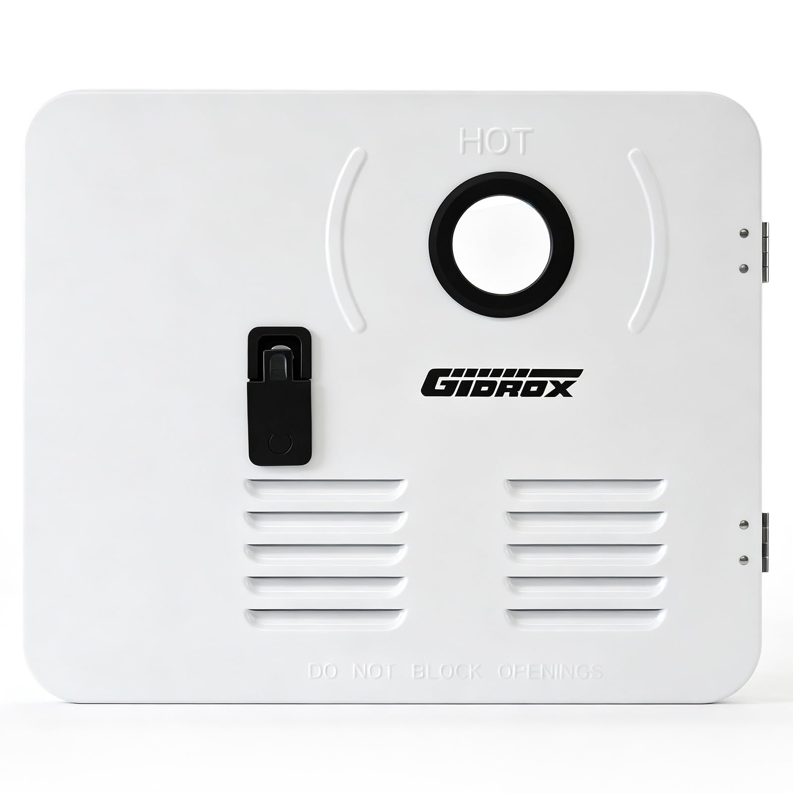 Gidrox 15 x 18 Inch RV Tankless Water Heater Door Kit, White Water Heater Access Door for RV Water Heaters, Galvanized Steel, Door Only