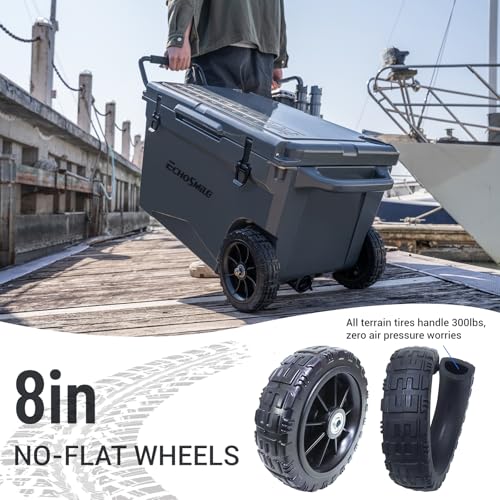 Image of EchoSmile 25 /30 /35 /40 /60 /75 Quart Rotomolded Cooler, Built to Stand up to The Rigors of The Journey