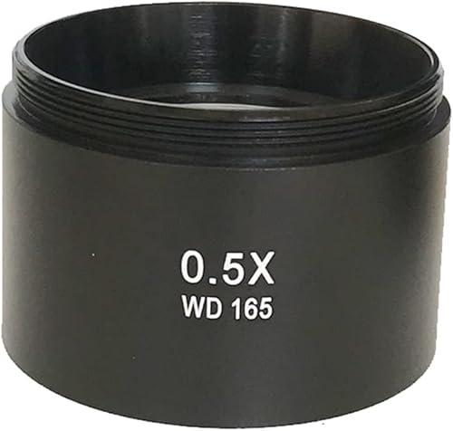 Miniatura 3 de ZTBH Kit de accesorios para microscopio 0.3X 0.5X 0.7X 0.75X 1X 1.5X 2.0X lente objetivo auxiliar rosca microscopio trinocular 1.890 in diapositivas