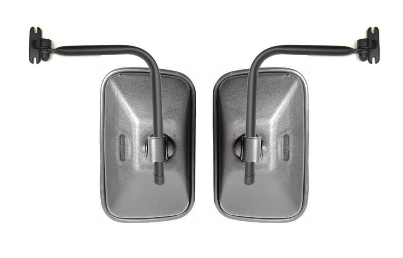 2 specchi retrovisori 250x160 mm E20, 2 staffe 240x210 mm