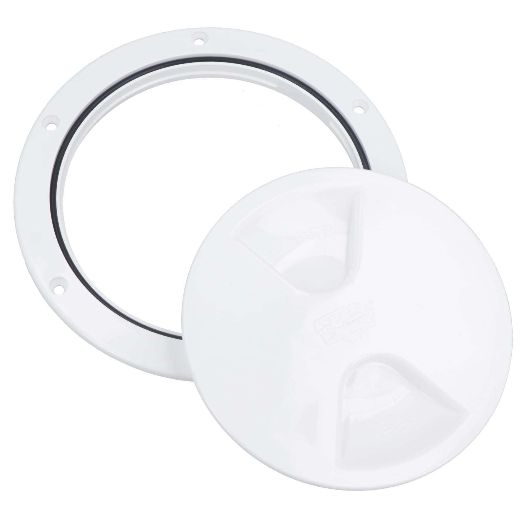 AB Tools Trappe d'inspection ronde étanche IPX6 Blanc 170 mm Découpe 140 mm