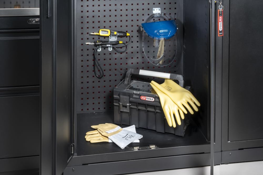 KS Tools 112.1432 - Kit de protección Individual (intervención de vehículos eléctricos/híbridos) - Equipo de Seguridad estándar - EPP Completo