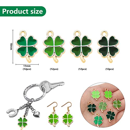SALADOCY 48 Pcs Adrifoglio Ciondolo, Ciondolo