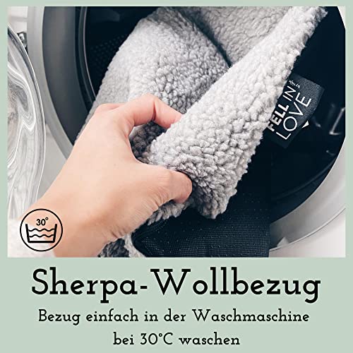 Fellou Heizdecke Katze 90 x 64 cm - Selbstheizende Decke Katze - Waschbar, Knisterfrei & rutschfest - Wärmedecke Hund - Heizmatte Haustier - Kuschelig weiche Wärmematte ohne Strom in beige