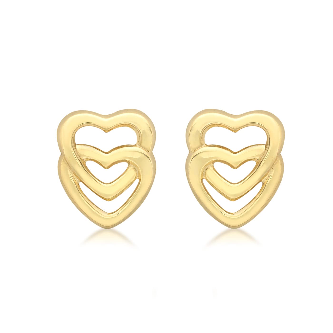 CARISSIMAPendientes Infantiles en Oro Amarillo de 9 Quilates