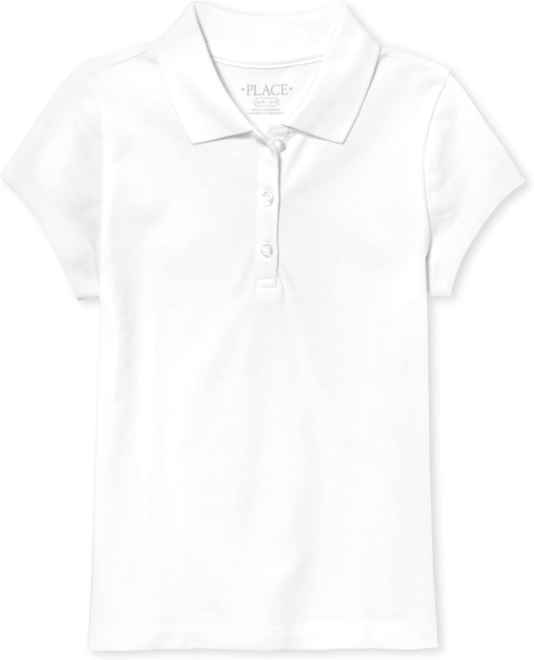 The Children's Place Girl's Short Sleeve Pique Polo, 2 Pack Shirt (Pack of 2)