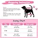 Pet Soft Hundewindel-Hosenträger, 2 Stück Hunde-Hosenträger, Hunde-Windelgeschirr, Hosenträger für Windeln, Damen, Welpen-Hosenträger, Bauchbänder, Haustier-Kleidung (Schwarz-Rosa, L)
