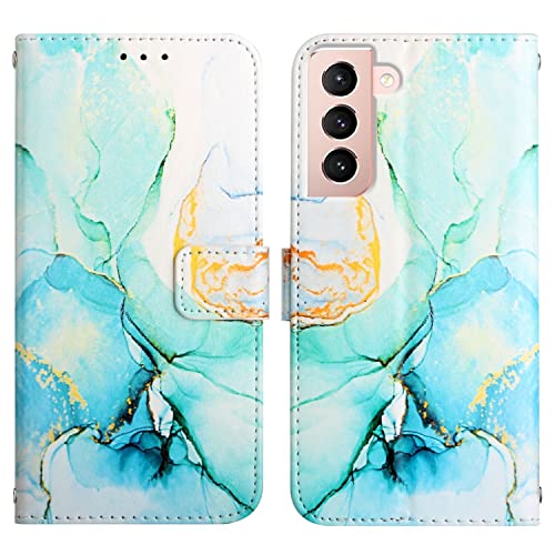 Étui Samsung Galaxy S21 Plus en similicuir vert élégant