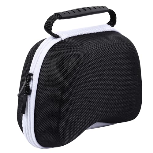 KICHOUSE Boîte de Rangement pour Manette de Jeu, Étui Antichoc Portable Mousse Intérieure, Housse de Transport pour Accessoires Gaming
