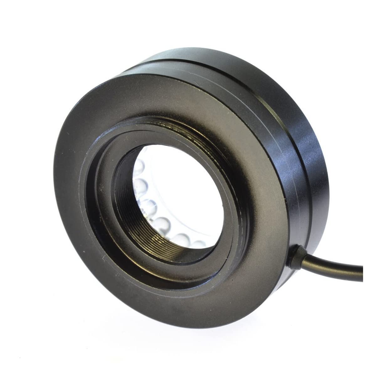 Mikroskopzubehör 40 stücke LED Licht, einstellbarer Metallring 6 Farbring Lichtmikroskop Licht Haltbarkeit und zuverlässige Leistung(Red Light)