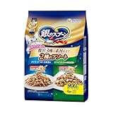 銀のスプーン キャットフード ドライ 贅沢3種の素材仕立て 2種のアソート 900g 国産 ユニチャーム