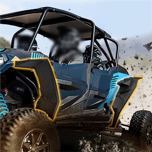 Garde-boue Polaris RZR XP 1000 élargis anti-projection de boue UTV