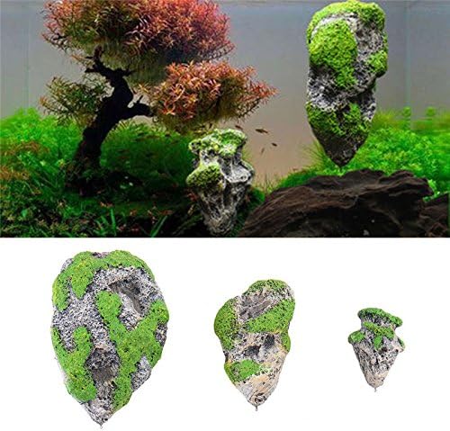 HADTECH Floating Rocks, Aquarium Decorations Large Stone, Underwater Decor, Artificial floatstone for Fish (S+M+L)