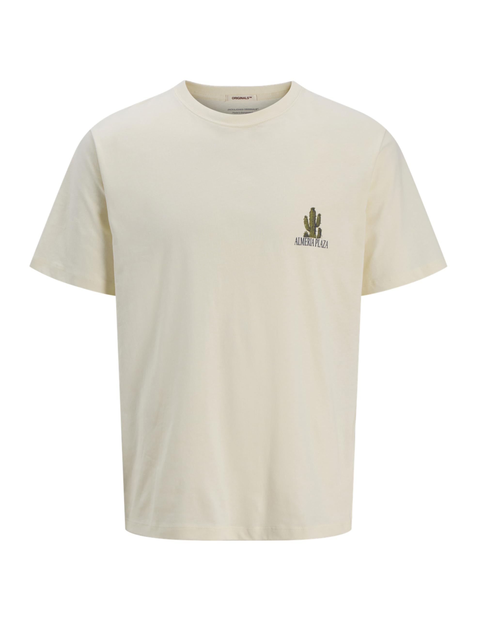 JACK & JONES Jorcanggu Illu Tee SS Crew Neck, Antique White, XS