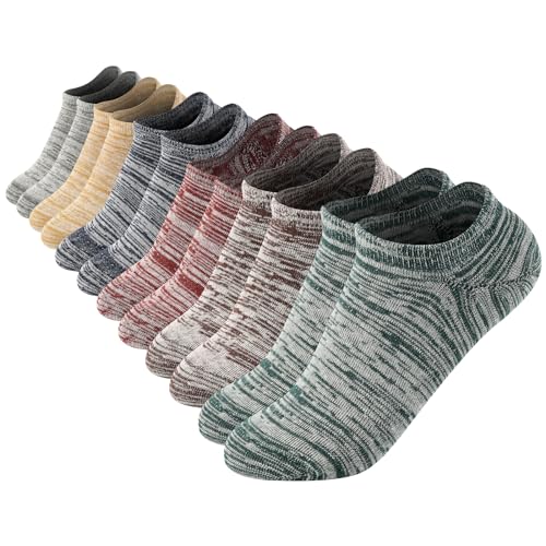 Image of HHX YONLEE Ankle Socks Striped patterned Casual Socks 8 /10 Pairs Gift Box