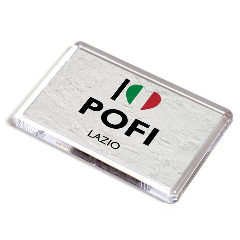 FRIDGE MAGNET - I Love Pofi, Lazio - Italy