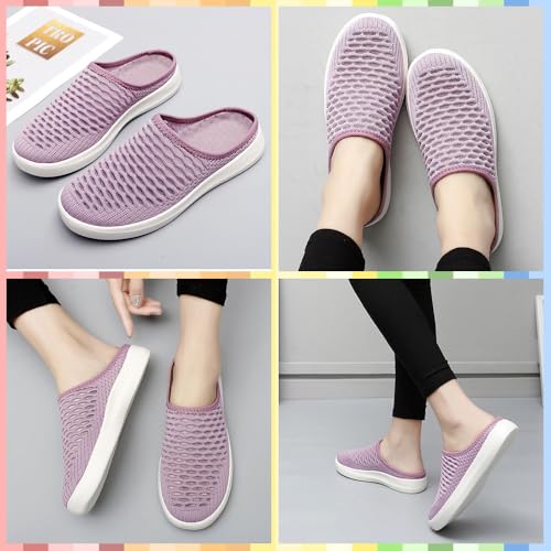 Women's Orthopedic Mesh Mules – Lightweight Slip-On Clogs with Arch Support, Breathable Backless Walking Shoes for Work, Travel & Everyday Comfort3