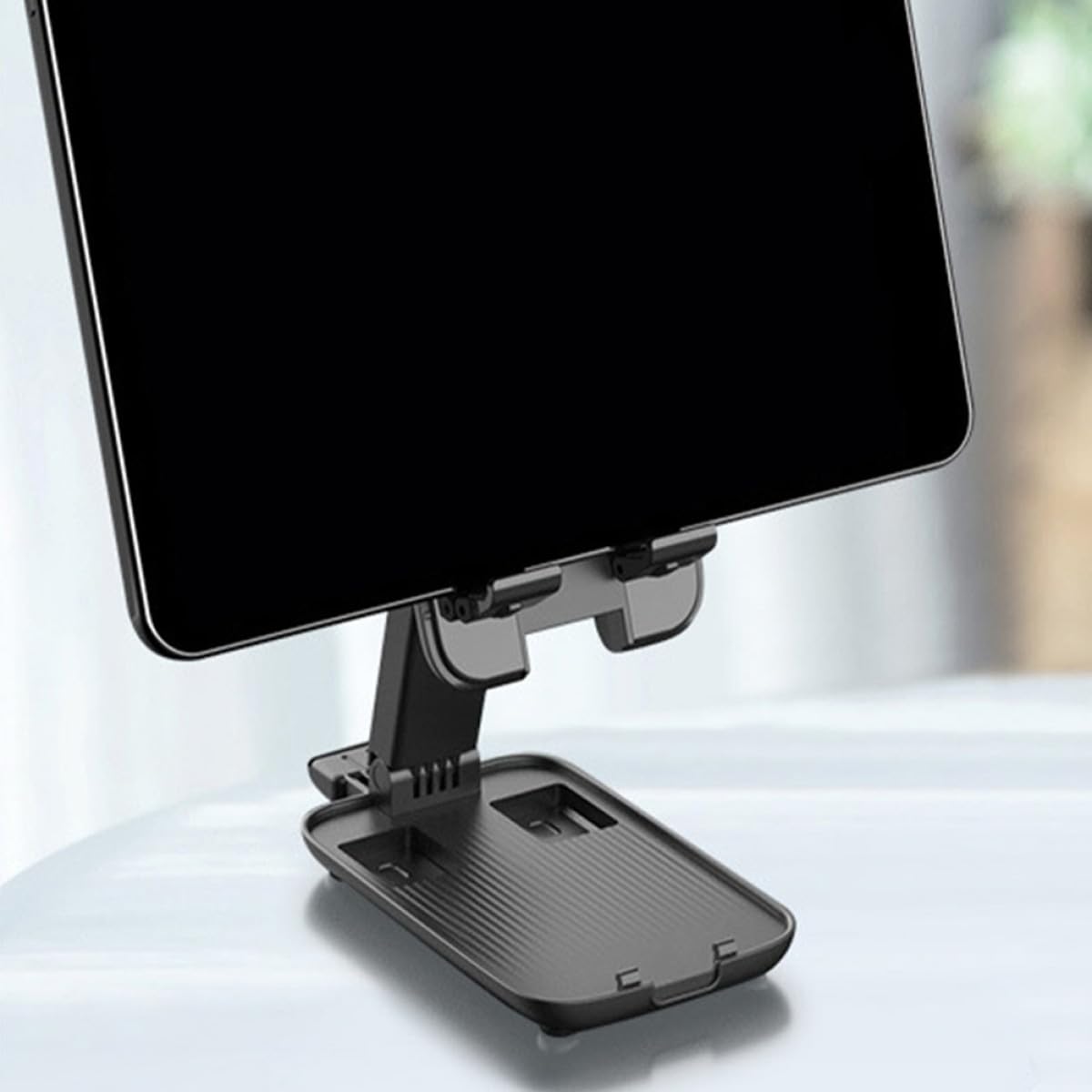 ULTECHNOVO Supporto da Scrivania per Cellulare Pieghevole e Regolabile Supporto Stabile per Telefono e Tablet per Casa e Ufficio