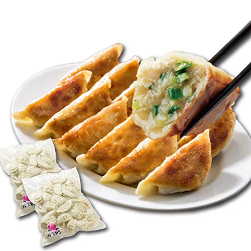 バーミヤン 冷凍 生餃子 ２袋 ８０個 （ 目安４０個入り×２袋） １個約２３ｇ 満足サイズ 餃子のタレ付 自社工場製造 無添加　