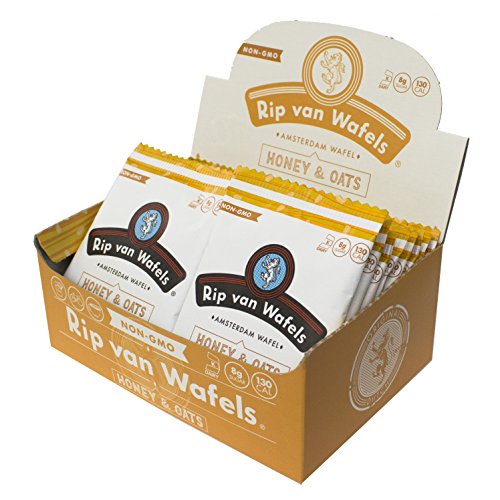Image of Rip Van Wafels Snack Wafels, Honey and Oats, 1.2oz, 16 Count
