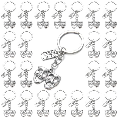 Porte-clés de théâtre lot de 20 pièces cadeau idéal pour amateur de musique et acteur de Broadway