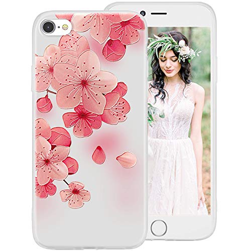 iPhone SE 2020 Case,iPhone 8 Case,iPhone 7 Case for Girls Women, 3D Relief
