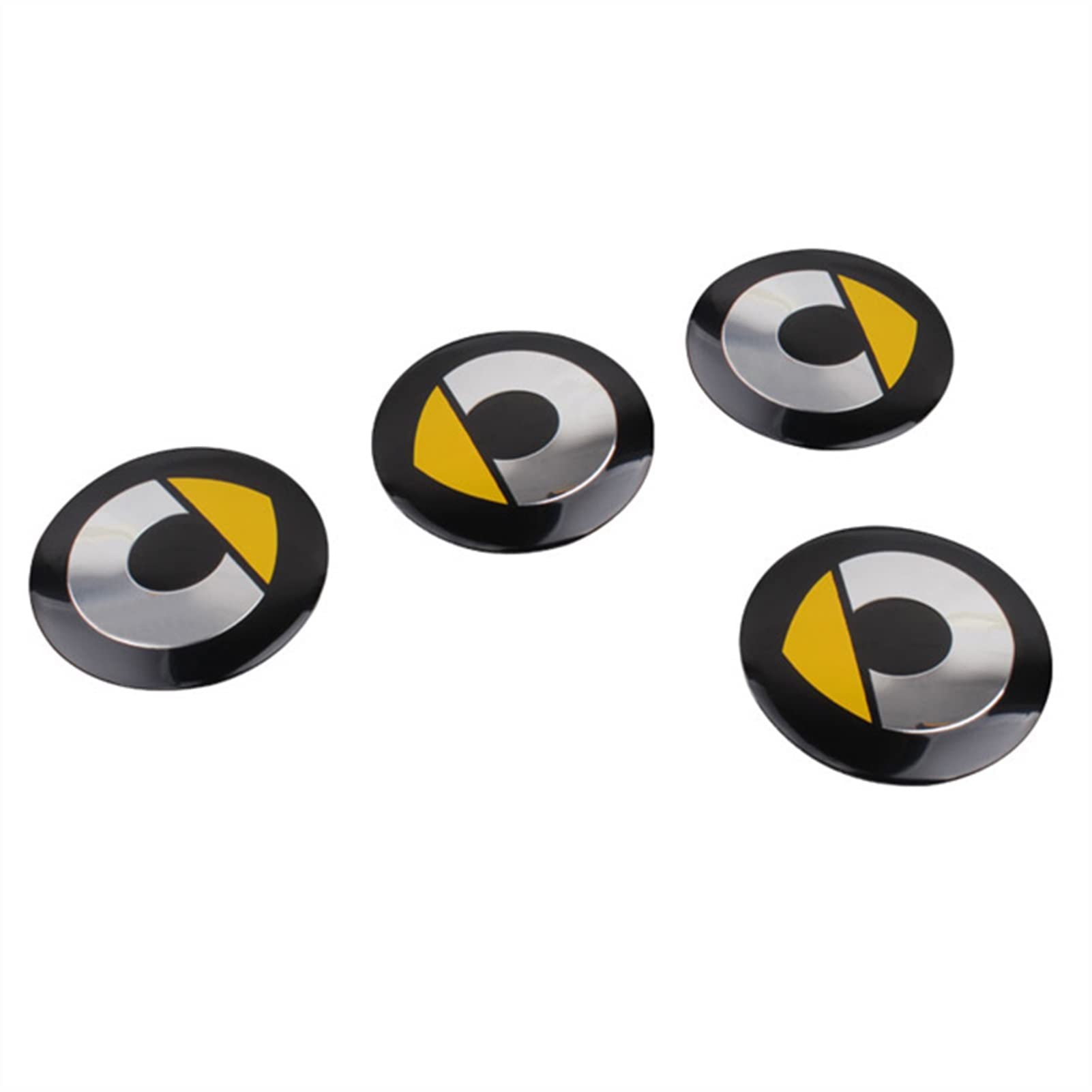 Autocollants de roue Smart Fortwo couvercle central de moyeu pour jante jaune 453 451