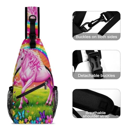 Mochila tipo sling Supdreamc para gimnasio y viajes miniatura 3