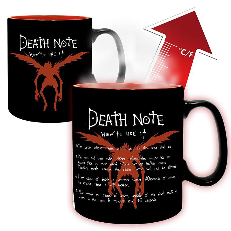 Abysse Corp Death Note Kira Ryuk - Taza con cambio de calor, Z110240