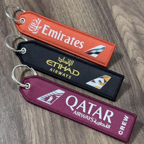 エティハド航空 A380 タグ キーホルダー 3色セット Aviationtag Amazon.co.jp: カタール航空 エティハド航空 エミレーツ フライトタグ