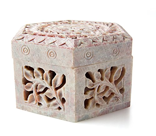 StarZebra Portagioie esagonale in pietra