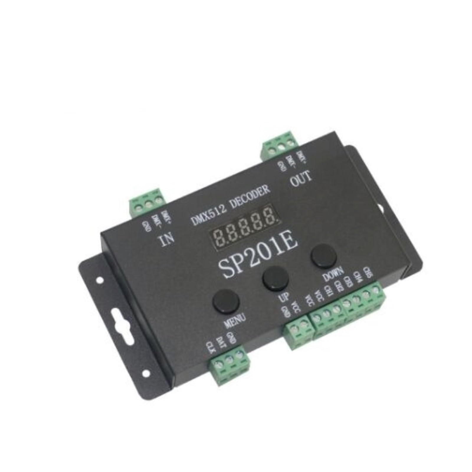 Controlador digital SP201E de píxeles LED con decodificador DMX512 a SPI