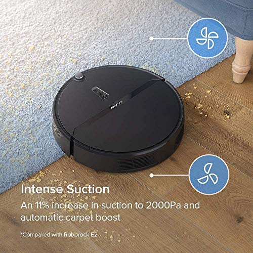 Image of roborock E4 Robot Vacuum Cleaner, Smart Navigation Robotic Vacuum, 2000Pa Strong Suction, 200 min Runtime, Self-Charging, APP Control, Perfect for Pet Hair, Carpet, Larger Home, Works with Alexa