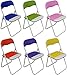 Produktbild Klappstühle - gepolstert - In Blau, Grün, Rosa, Lila, Rot und Gelb - 6 Stück