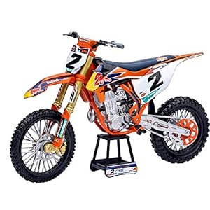 New-Ray 1:10 Scale Red Bull KTM 450 SX-F (Cooper Webb) for adults, unisex