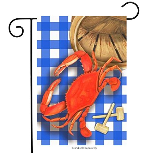 Steamed Crab Feast - Garden Size 12 x 18 inch Decorative Flag Licensed
