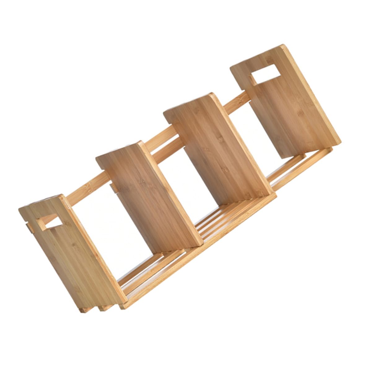 Porte-Livres Rétractable pour Bureau et Rangement Vinyles Studio Photo